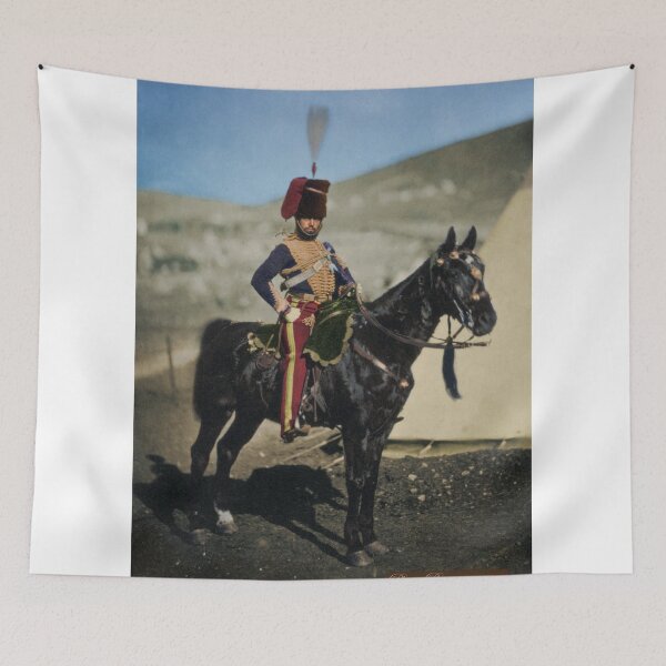 Item preview, Hussar from the Crimean War - Colourised photo designed and sold by keefrog.