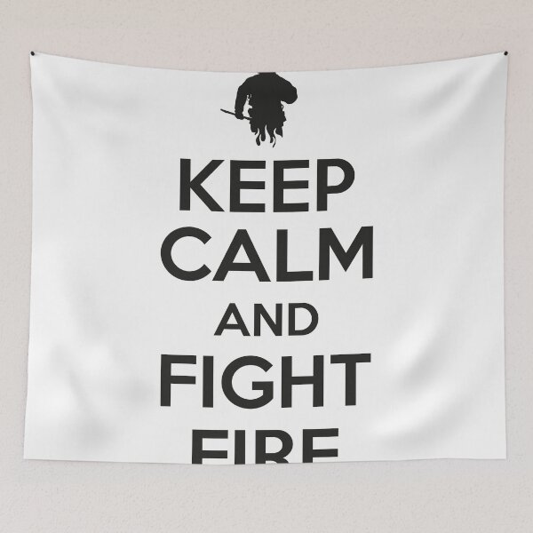 Item preview, Keep calm and fight fire designed and sold by nektarinchen.