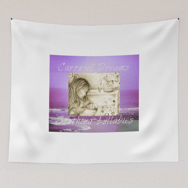 Item preview, Vintage Carousel Dreams Purple Ocean & Sky Large designed and sold by moondreamsmusic.