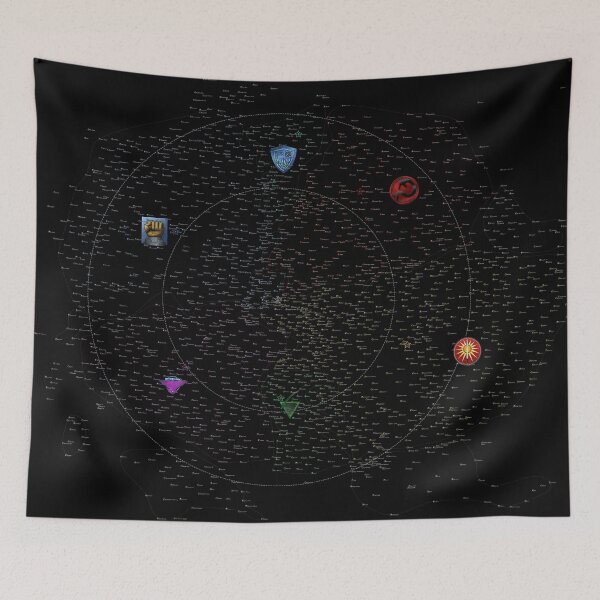 Item preview, Map of the Inner Sphere ca. 3048 (transparent) designed and sold by VK707.