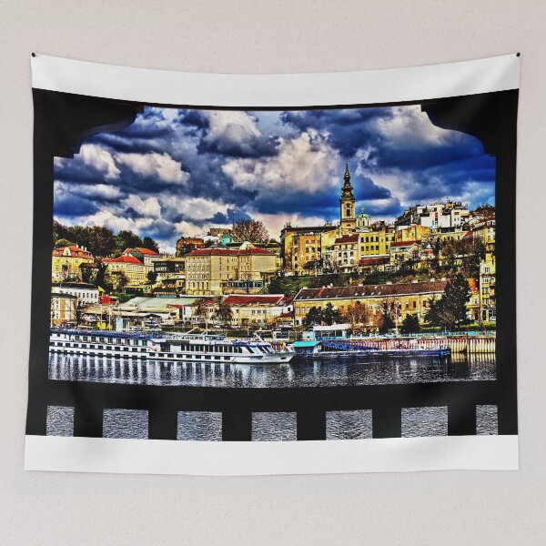 Item preview, Old Port Belgrade Serbia Fine Art Print designed and sold by stockfineart.