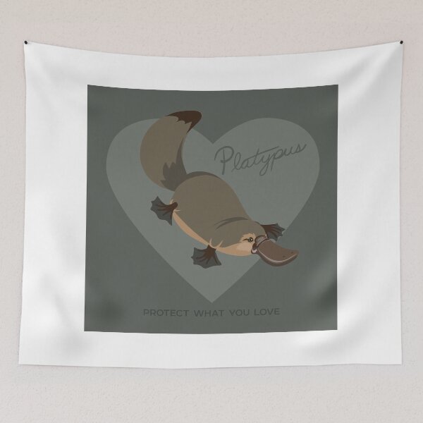 Item preview, Love Platypus - Protect What You Love designed and sold by Peppermint Narwhal.