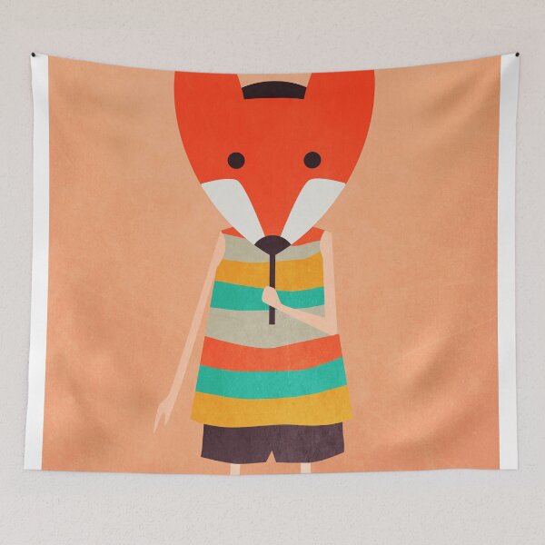 Item preview, Fox-Masked Kid designed and sold by annisatiarau.