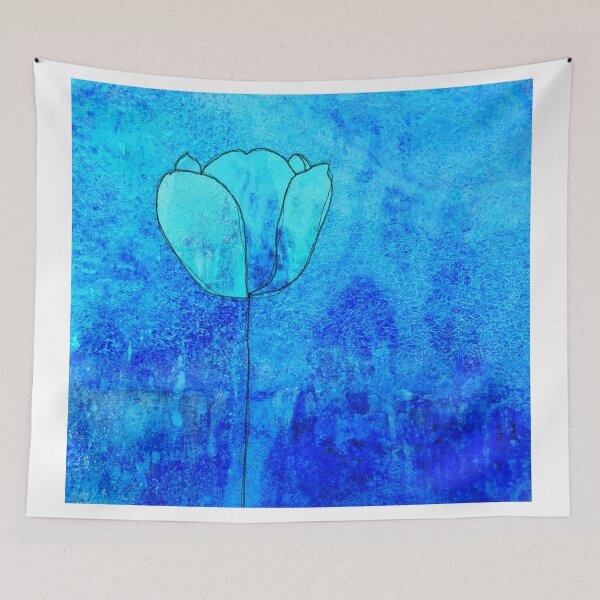 Item preview, Single Tulip in Blue designed and sold by jripleyfagence.