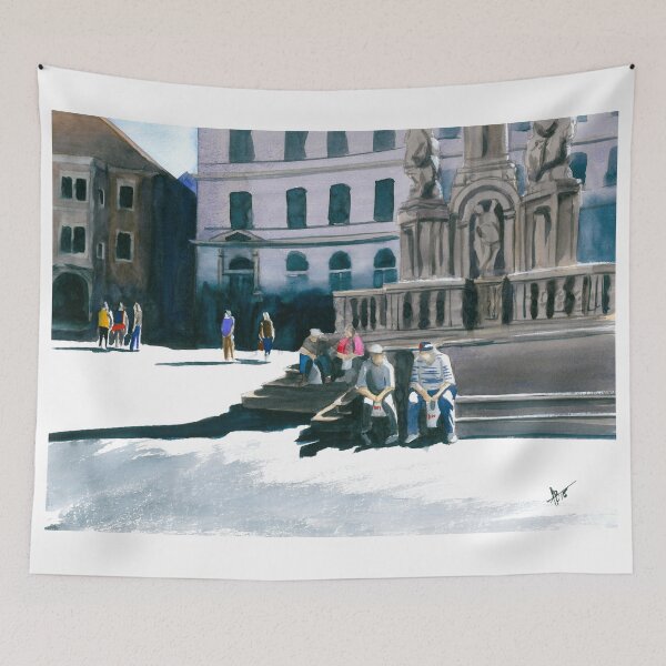 Item preview, Cesky Krumlov Square designed and sold by Anthony Billings.
