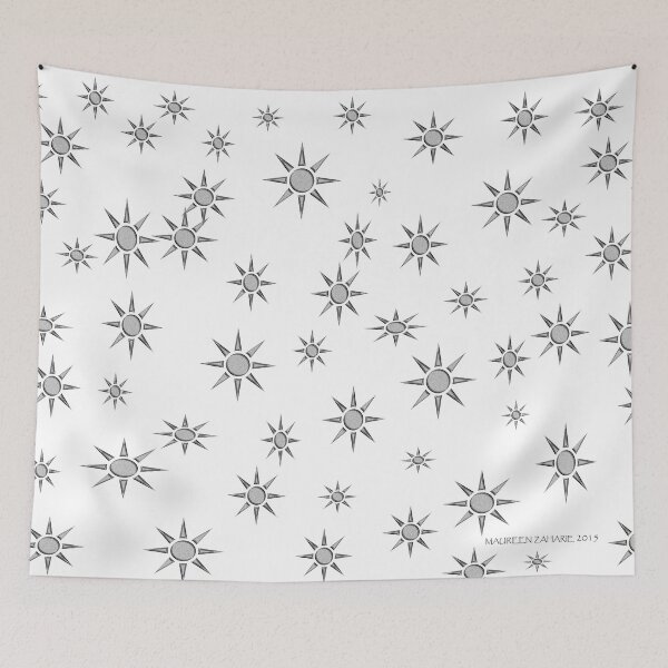 Item preview, White Sheer Sun designed and sold by Maureen Zaharie.