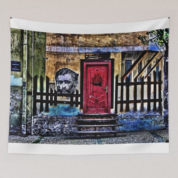 Item preview, Famous Bohemian Quarter Skadarlija Belgrade designed and sold by stockfineart.
