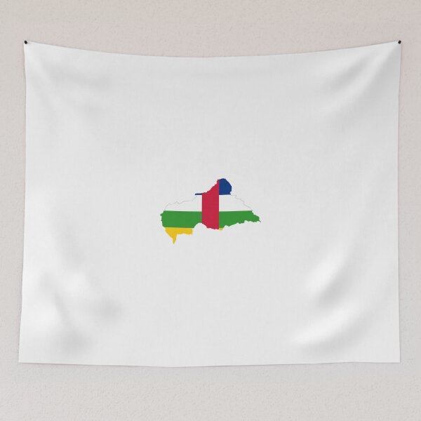 Item preview, Central African Republic Flag Map  designed and sold by abbeyz71.