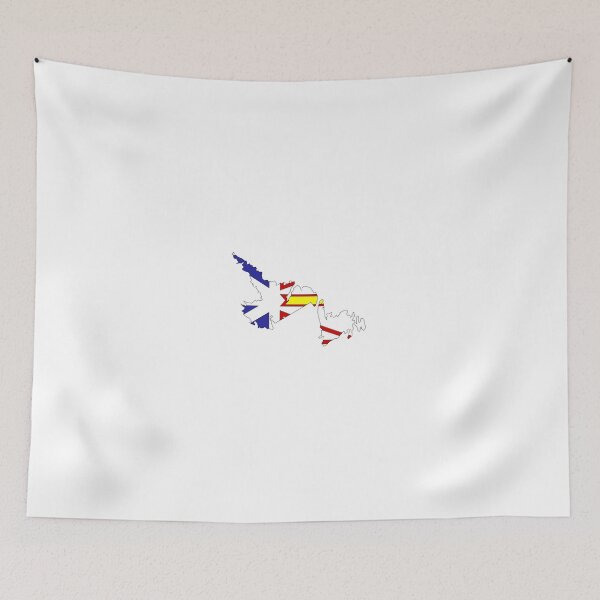 Item preview, Newfoundland & Labrador Flag Map  designed and sold by abbeyz71.