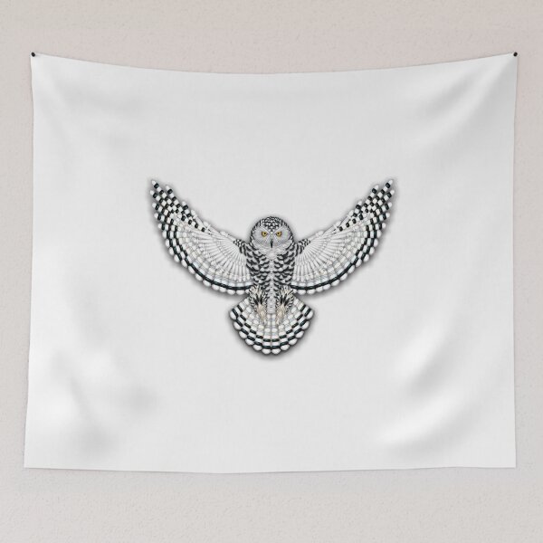 Item preview, Beadwork Snowy Owl designed and sold by Naumaddic Arts.