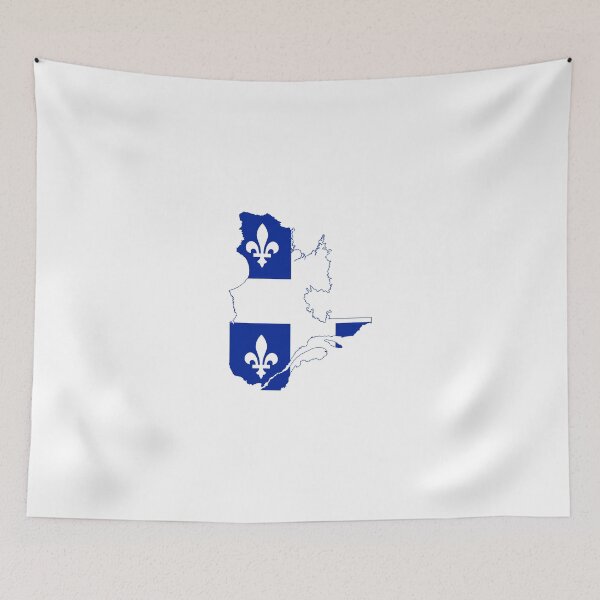 Item preview, Quebec Flag Map  designed and sold by abbeyz71.