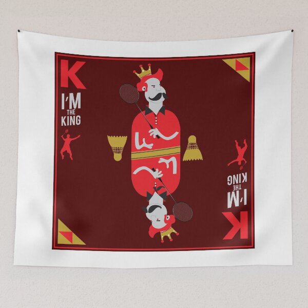 Item preview, king of badminton designed and sold by singpentinkhepi.
