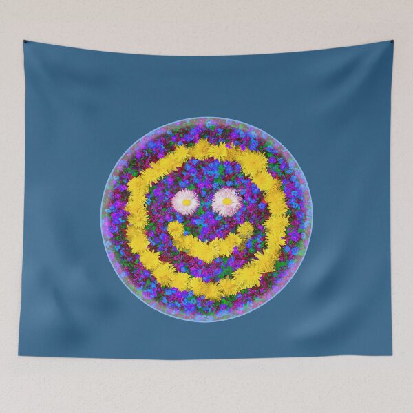 Item preview, Happy Smiley Face Bright Dandelion Flowers  designed and sold by Katho Menden.