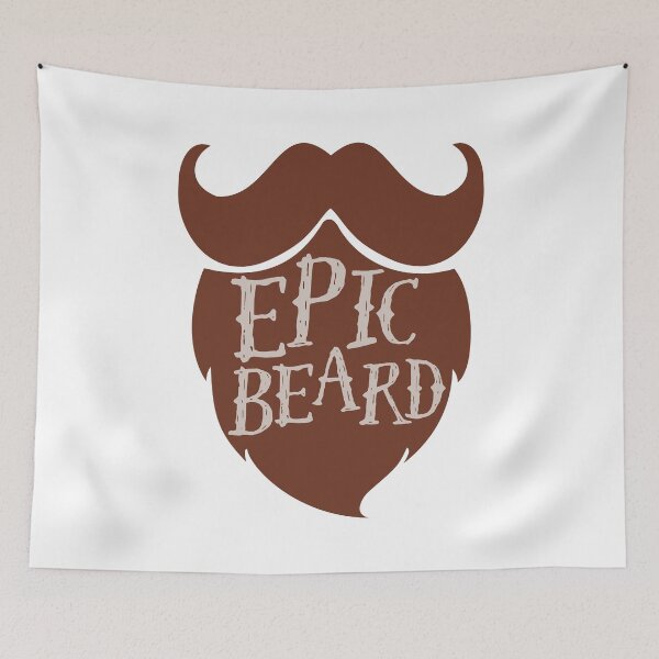 Item preview, Epic beard brown designed and sold by sevenroses.