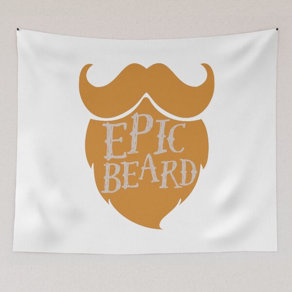 Item preview, Epic beard orange designed and sold by sevenroses.