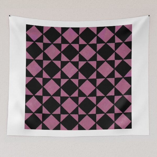 Item preview, Deep Pink and Black Diamond Pattern designed and sold by Greenbaby.