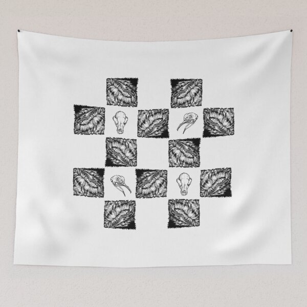 Item preview, Hairy Checkers designed and sold by serenekitchen.