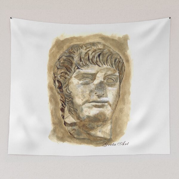 Item preview, Head of Emperor Nero, 67–68 d.C., Rome designed and sold by Greta Art.