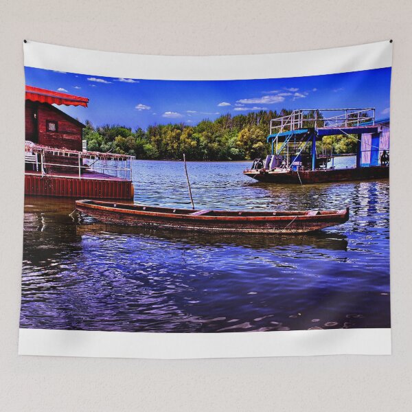 Item preview, Danube River Belgrade Fine Art Print designed and sold by stockfineart.