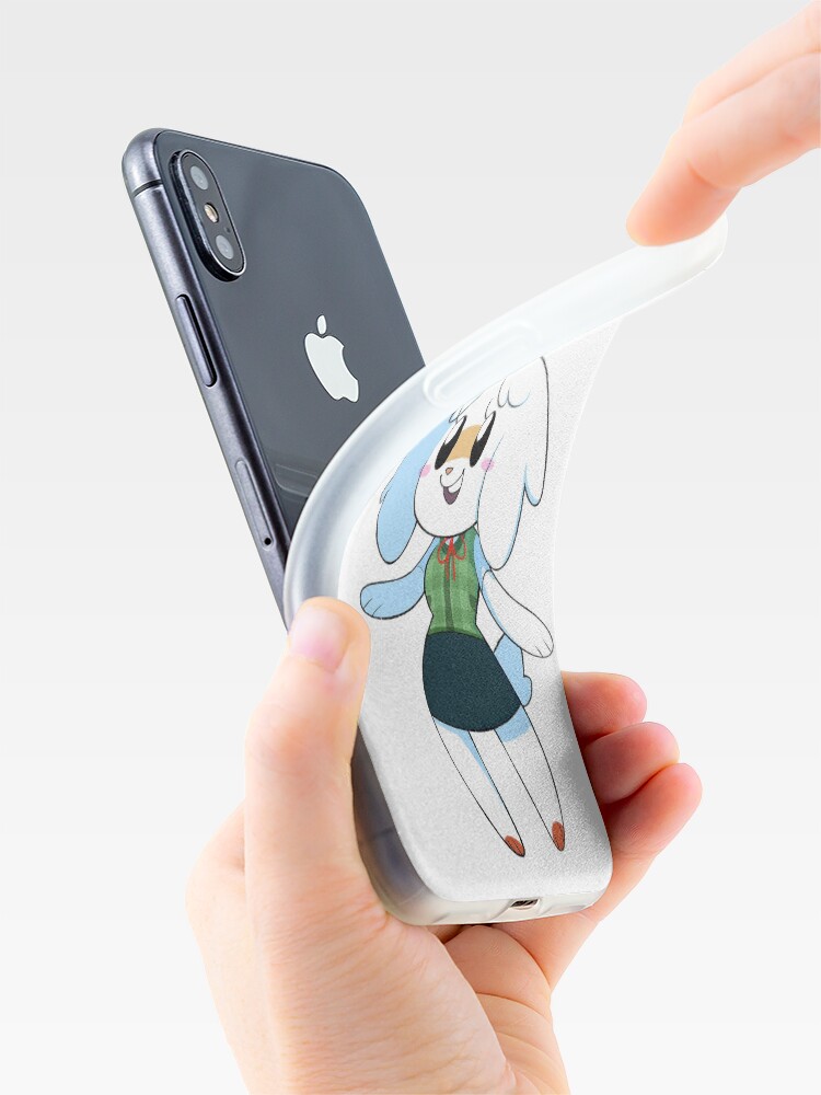 Vista alternativa de Funda y vinilo para iPhone Scorbunny isabelle