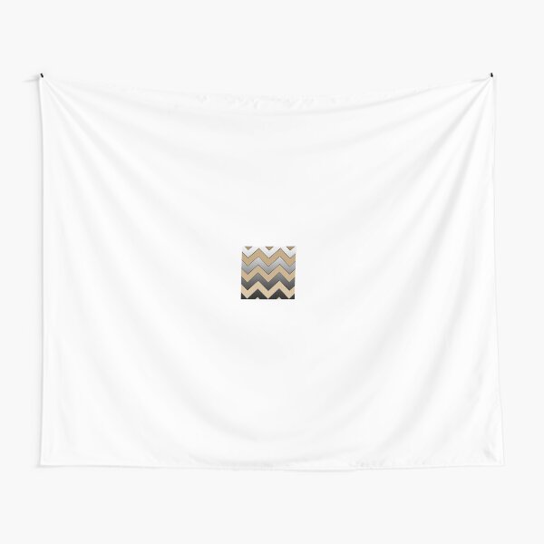 Chevron trio -black, brown, grey Tapestry