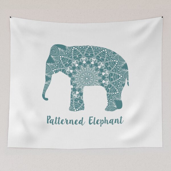Item preview, Mandala patterned vector elephant. Indian motives designed and sold by julkapulka.