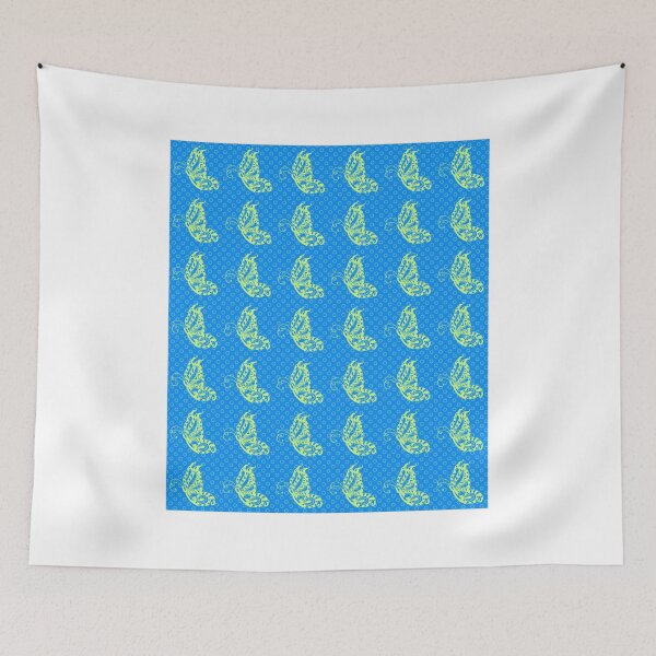 Item preview, Fluttering Butterflies - Yellow and Blue designed and sold by dahlymama.