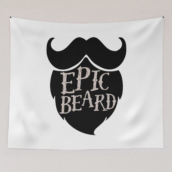 Item preview, Epic beard black designed and sold by sevenroses.