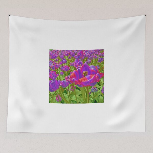 Item preview, Wild Version Pink and Purple Tulips designed and sold by adriturner.