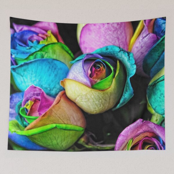 Item preview, Rainbow Roses Bouquet 2 designed and sold by bloomingvine.
