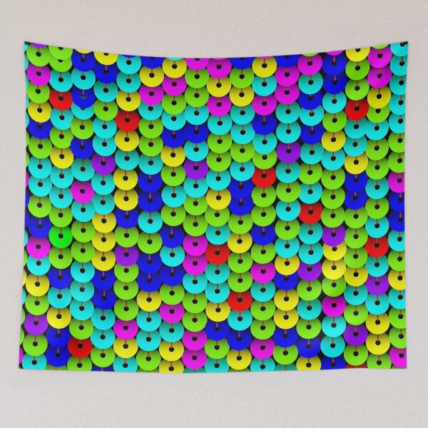 Artikelvorschau, Mehrfarbige Pailletten Seamless Pattern entworfen und verkauft von Laces.