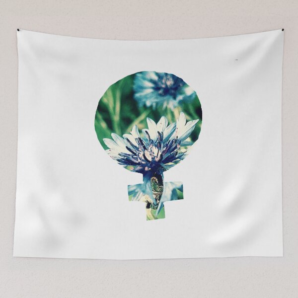 Item preview, Blue Flowers Venus Symbol designed and sold by theboredkid.