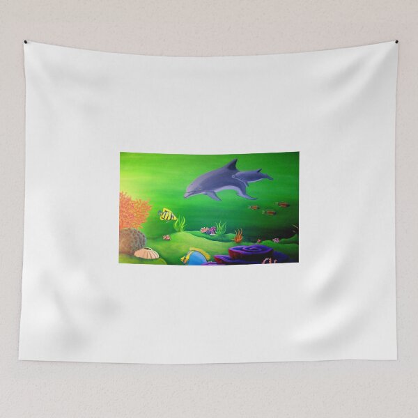 Item preview, Dolphin Play designed and sold by cindywilsonart.