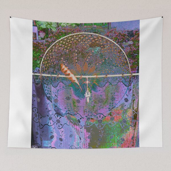 Item preview, Window Mandala with Feather designed and sold by Carine Werthmann.