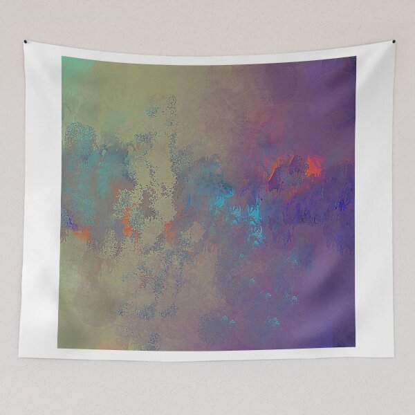 Item preview, Abstract Art in Bronze, Red, and Aqua designed and sold by Jessielee72.