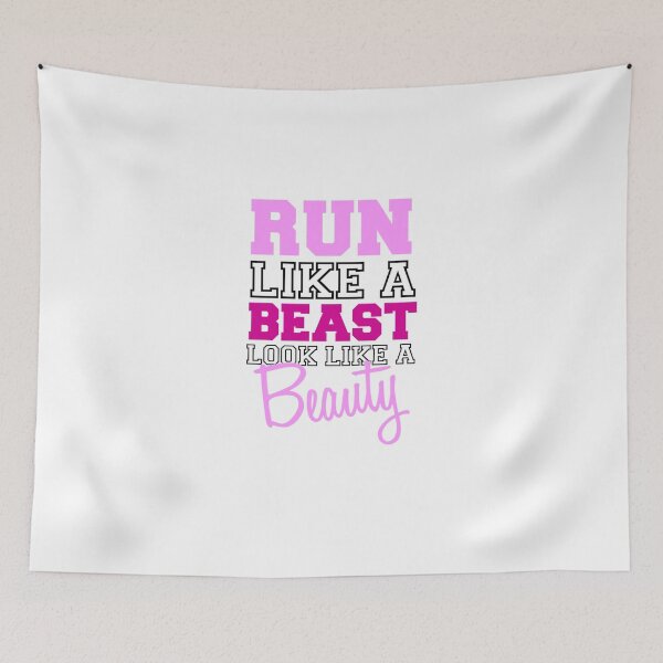 Item preview, Run Like A Beast Look Like A Beauty designed and sold by TeeHunter.