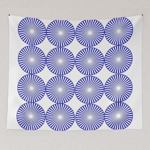 Item preview, Blue and White Circles designed and sold by Overthetopsm.