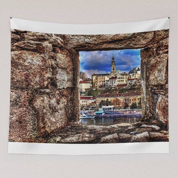 Item preview, The Old Port Belgrade Fine Art Print designed and sold by stockfineart.