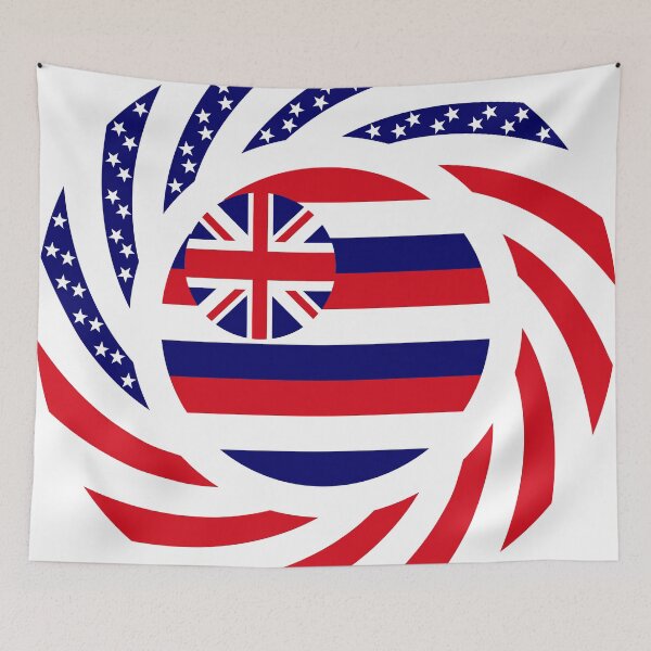 Item preview, Hawaiian Murican Patriot Flag Series designed and sold by Carbon-Fibre Media.