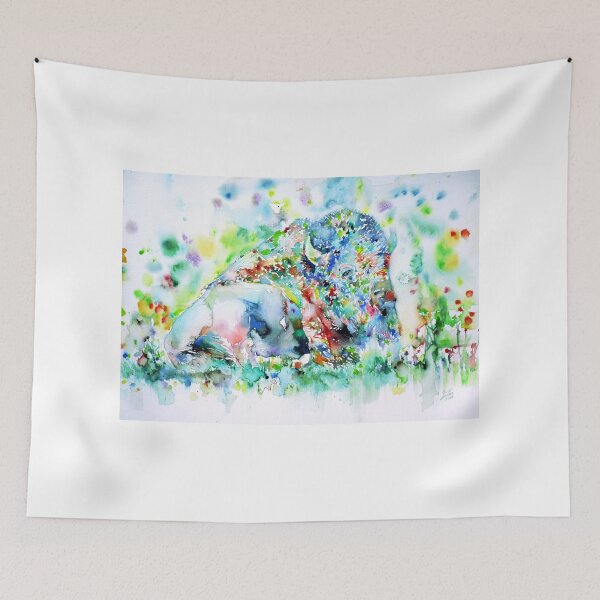 Item preview, BISON - watercolor portrait .3 designed and sold by lautir.
