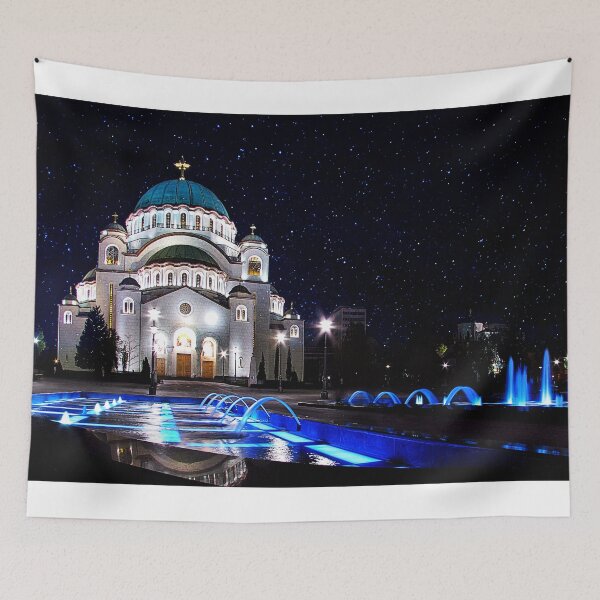 Item preview, The Church Of Saint Sava Belgrade designed and sold by stockfineart.