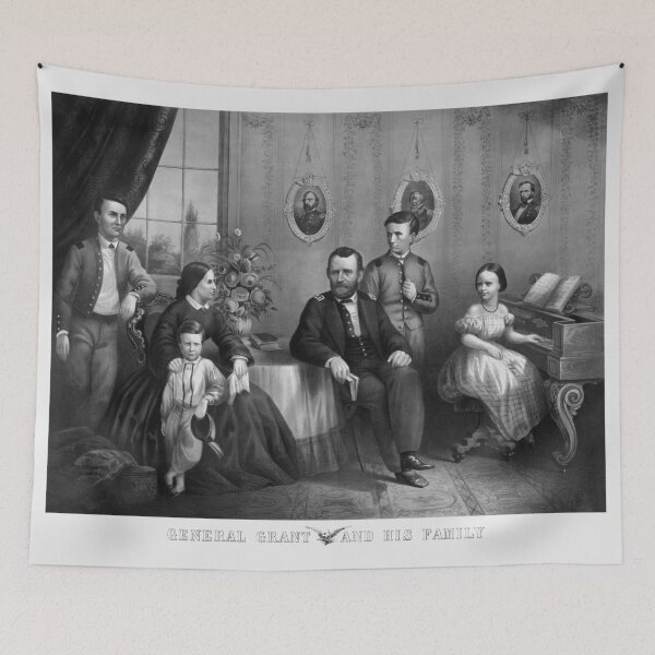 Item preview, General Grant And His Family designed and sold by warishellstore.