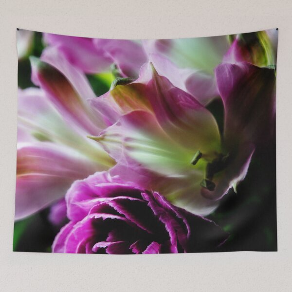 Item preview, Spring Pink Carnation bouquet designed and sold by bloomingvine.
