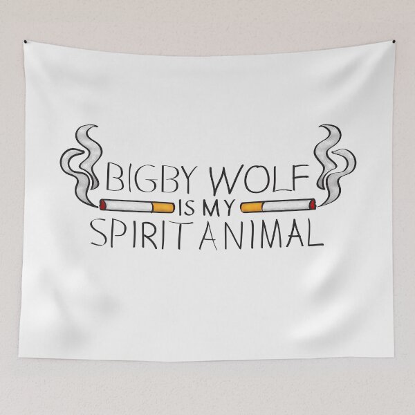 Item preview, Bigby Wolf is My Spirit Animal designed and sold by bitemefox.