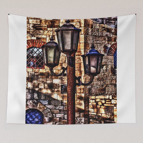 Item preview, Vintage Lights Kalemegdan Fortress Belgrade designed and sold by stockfineart.