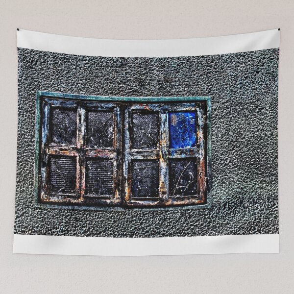 Item preview, Abandoned Metal Window Fine Art Print designed and sold by stockfineart.