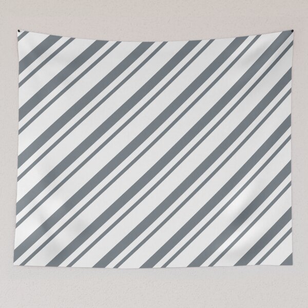 Item preview, CoolGrey Thin Diagonal Stripes designed and sold by ImageNugget.