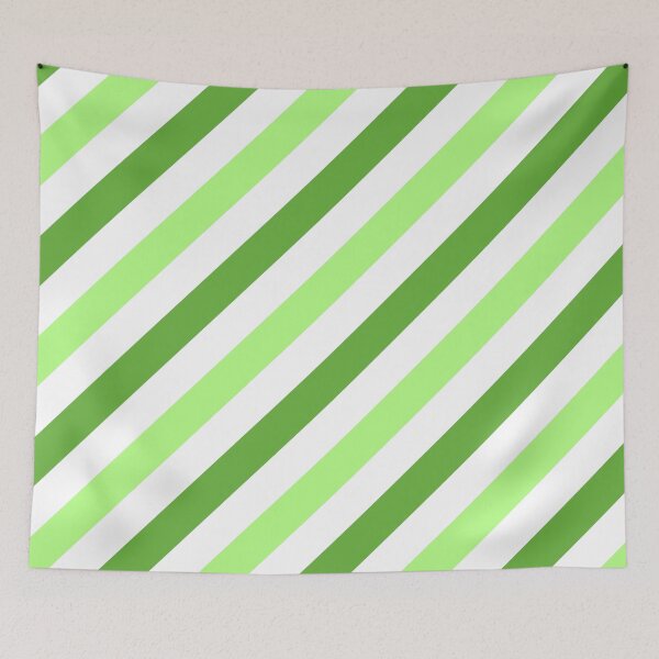 Item preview, GrassGreen-Diagonal-Tinted-White Two-Tone Diagonal Stripes designed and sold by ImageNugget.