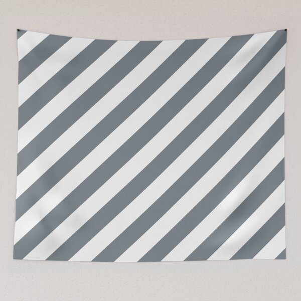 Item preview, Cool-Gray Thick Diagonal Stripes designed and sold by ImageNugget.