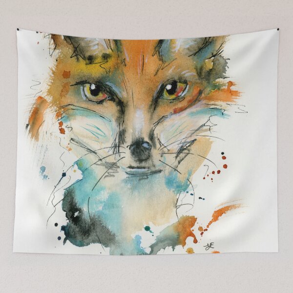 Item preview, Wiley Mr Fox designed and sold by PuddlePaints.